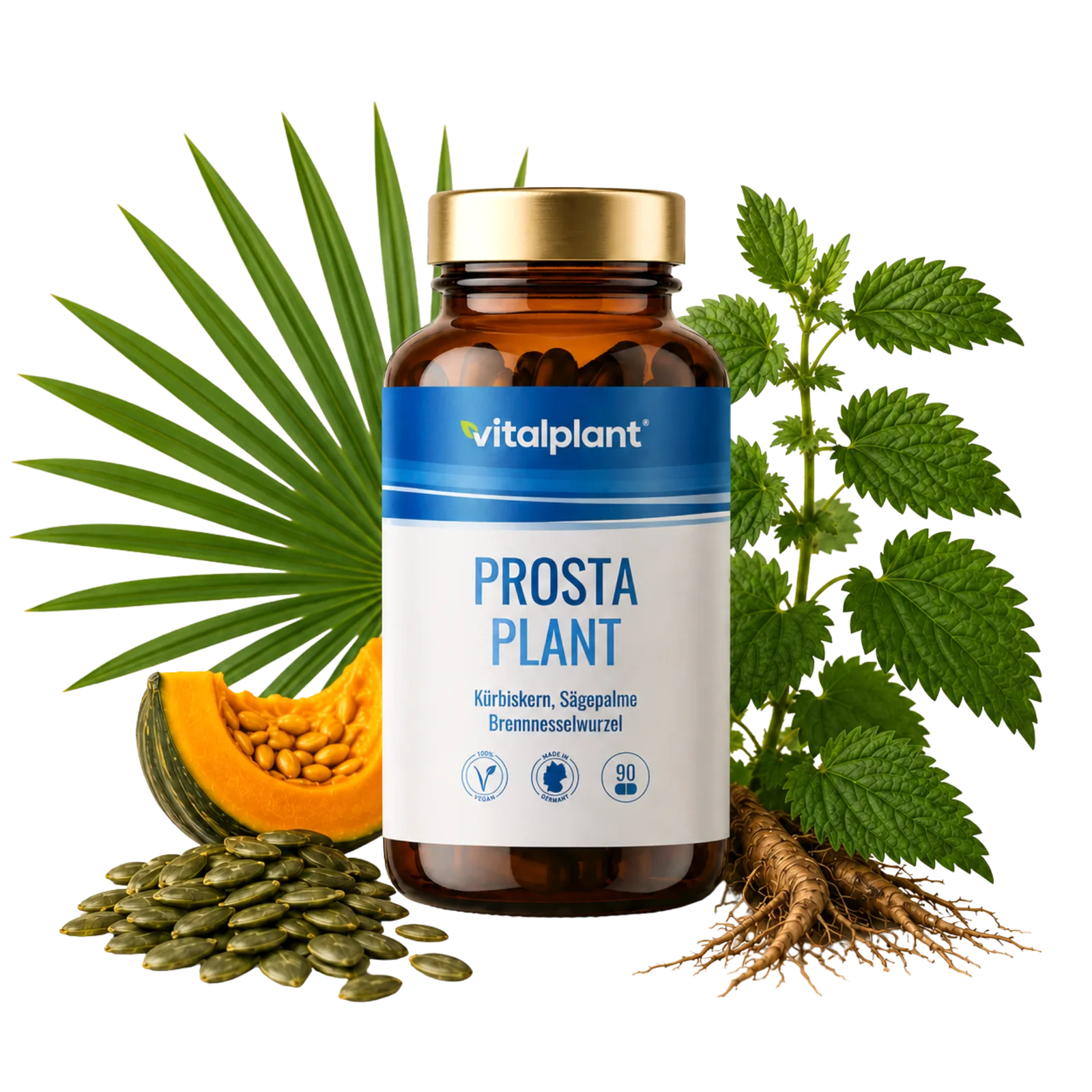 Prosta Plant Komplex Kapseln mit Kürbiskern, Sägepalme & Brennnesselwurzel